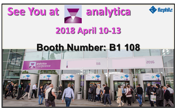 RephiLe at Munich analytica 2018, Booth B1-108
